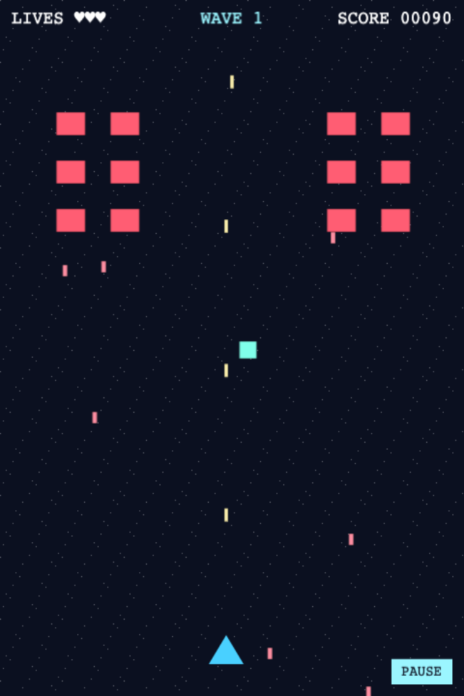 Survive Waves in a Space Shooter — Cleo HQ screenshot