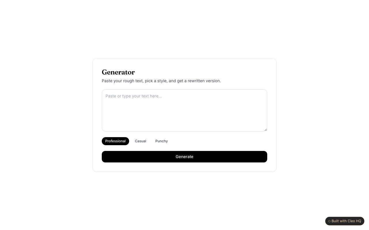 AI tool