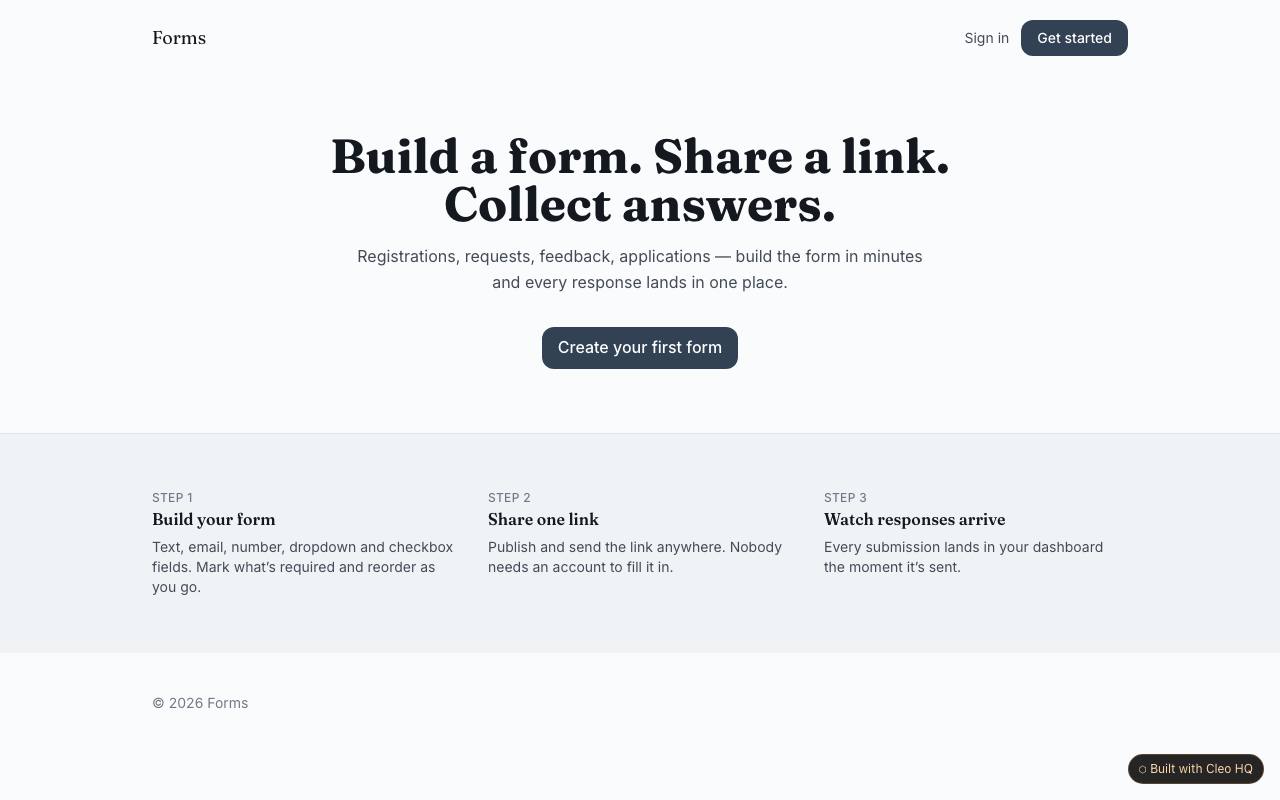 Form Builder
