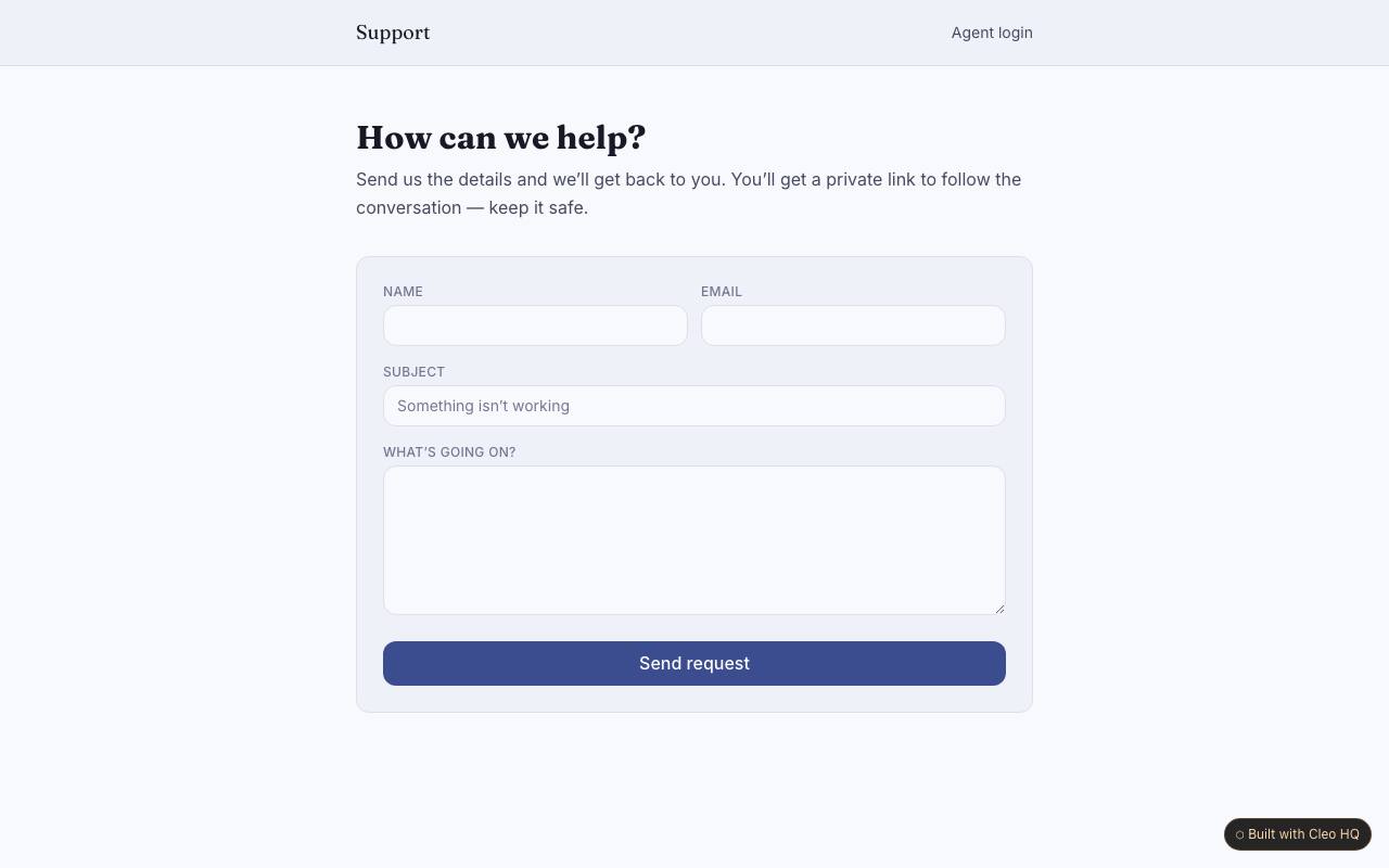 Helpdesk