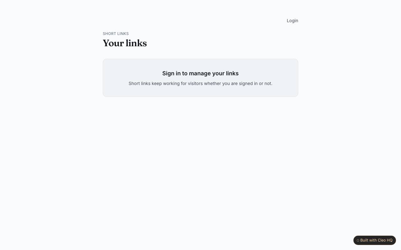 Link shortener