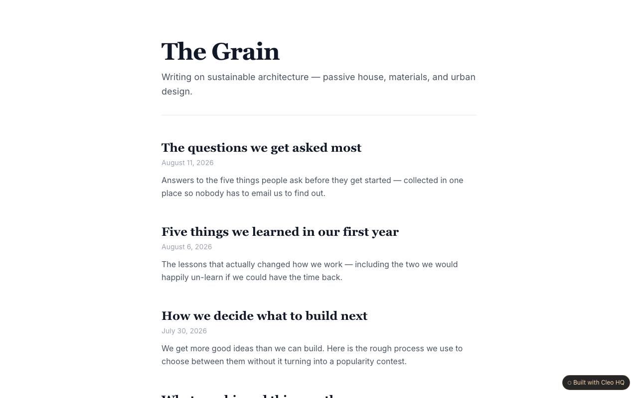 Personal blog