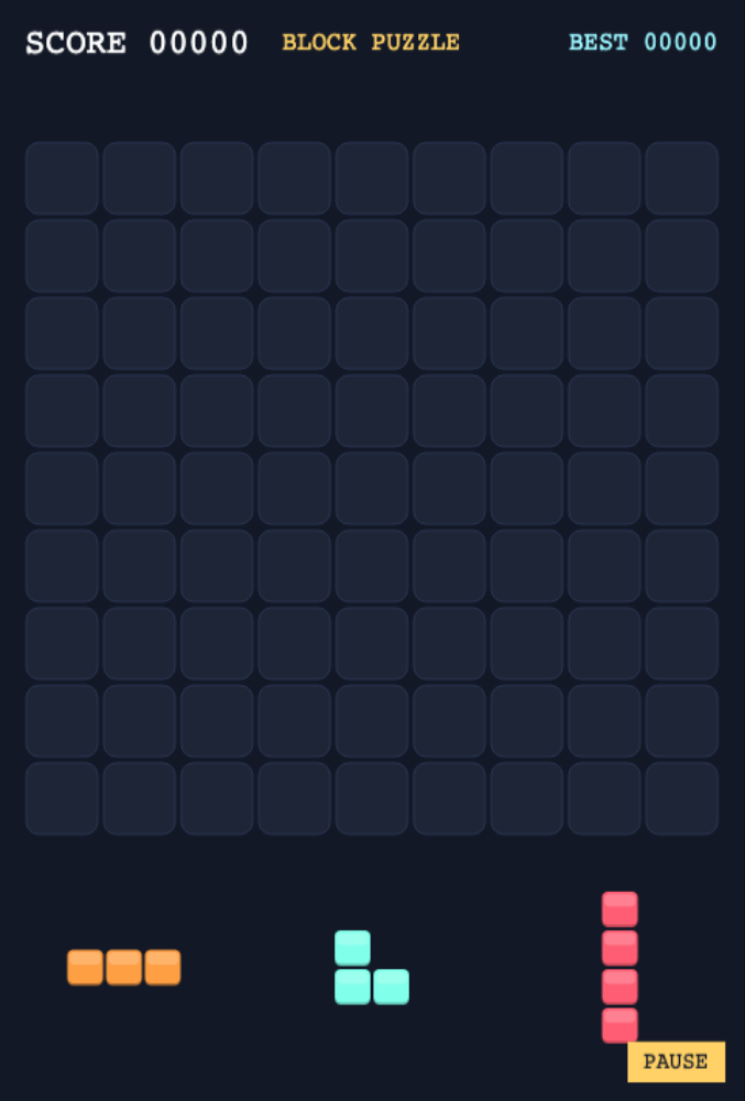 9×9 Block Placement Puzzle — Cleo HQ screenshot
