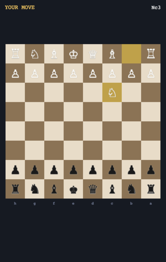 Play a Browser Chess Match — Cleo HQ screenshot