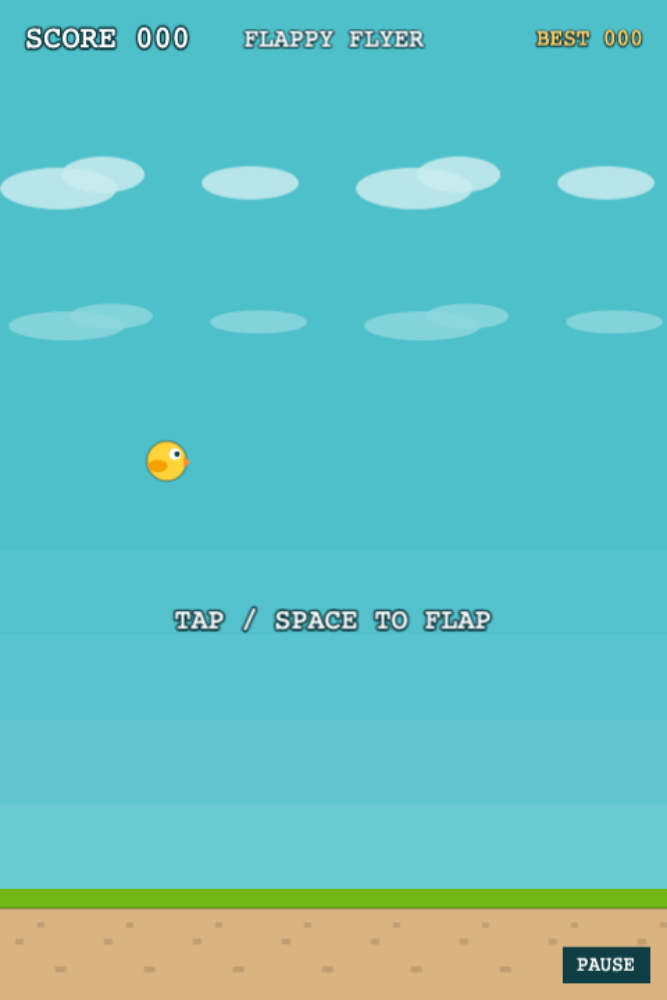 Pipe-Dodging Flyer Game — Cleo HQ screenshot