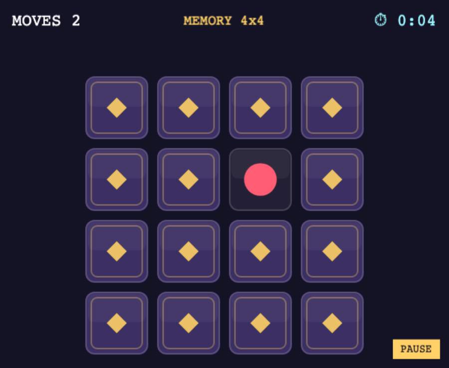 Fruit and Vegetable Memory Game — Cleo HQ screenshot