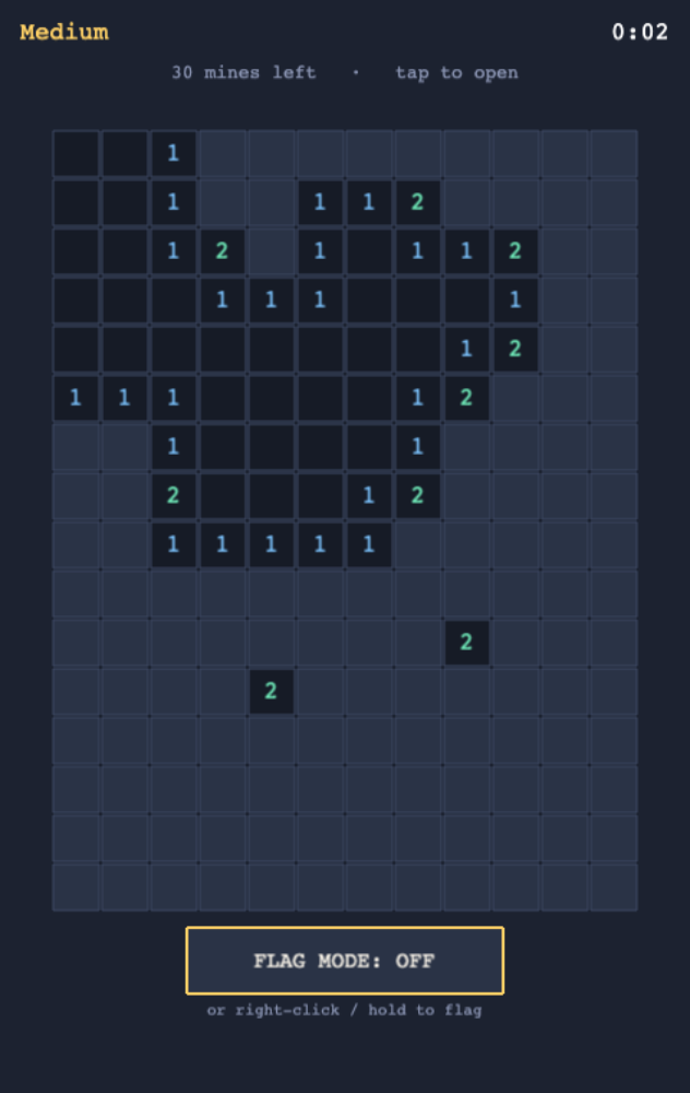 Find Safe Squares in Minesweeper — Cleo HQ screenshot