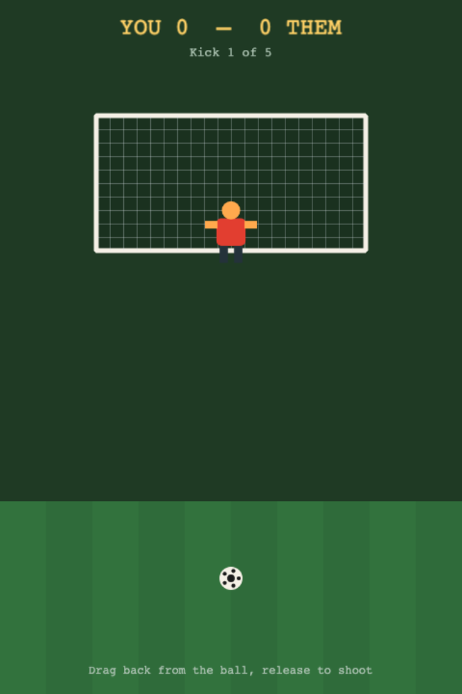 Aim and Save in a Penalty Shootout — Cleo HQ screenshot