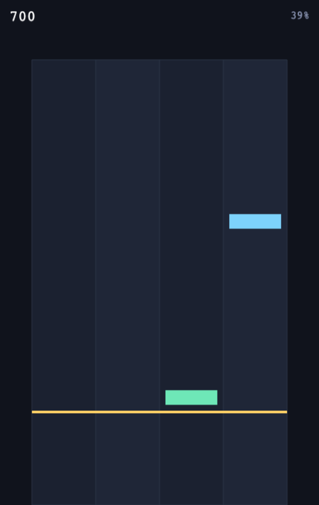 Tap Along to a Rhythm Game — Cleo HQ screenshot