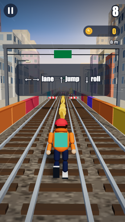 Dodge Obstacles in a 3D Runner — Cleo HQ screenshot