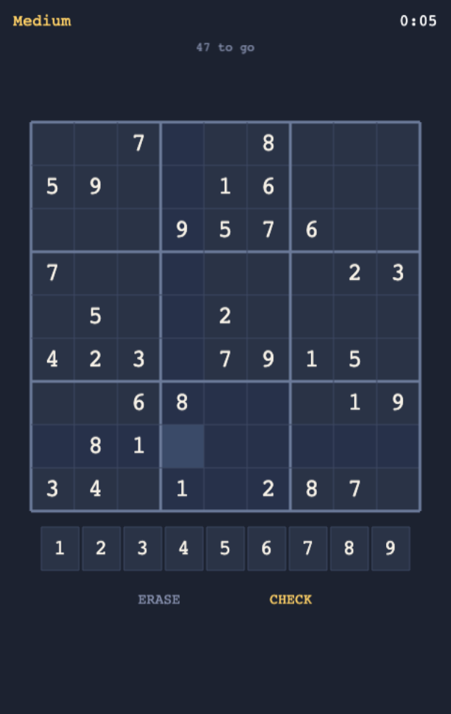 Sudoku Number Grid Puzzle — Cleo HQ screenshot