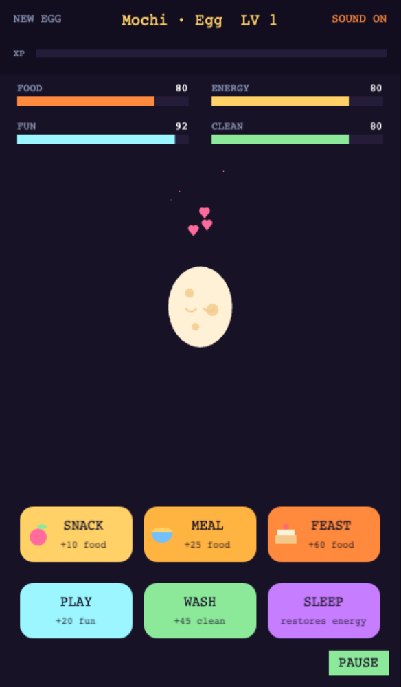 Care for a Growing Virtual Pet — Cleo HQ screenshot